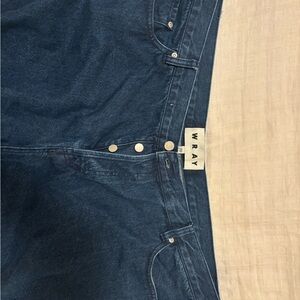 WRAY Women's Classic Straight Leg Jeans - Dark Blue